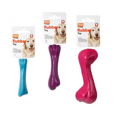 Karlie Flamingo Vollgummi-Knochen – robustes Hundespielzeug