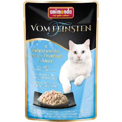 Animonda vom Feinsten mit Hühnchenfilet & weißer Thunfisch in Sauce - 18x50g – ohne Getreide