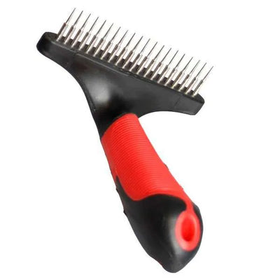 Karlie Flamingo Professional Unterfellharke mit rotierenden Zinken - für lose Unterwolle