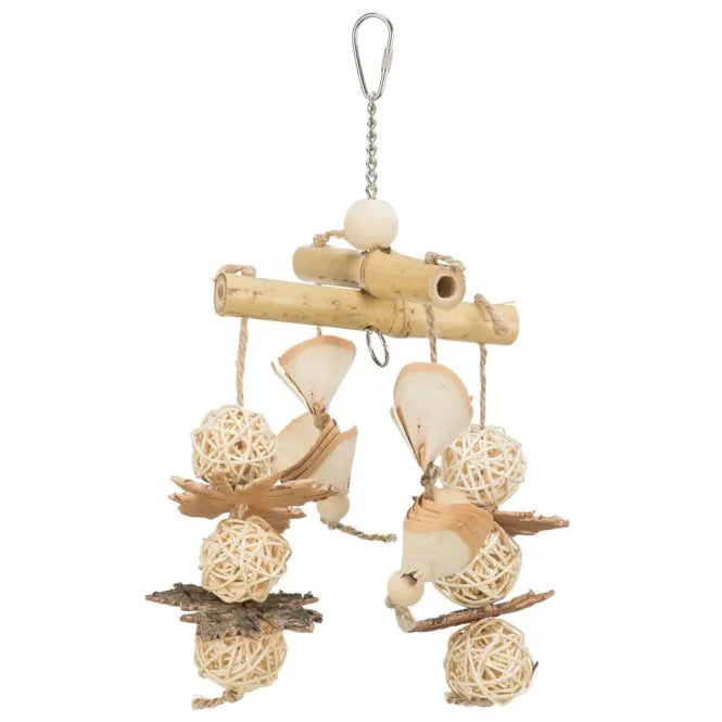 Trixie Naturspielzeug aus Bambus, Rattan und Holz – für Vögel