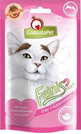 GranataPet Feinis Katzensnack Ente & Katzenminze – Für Vitalität