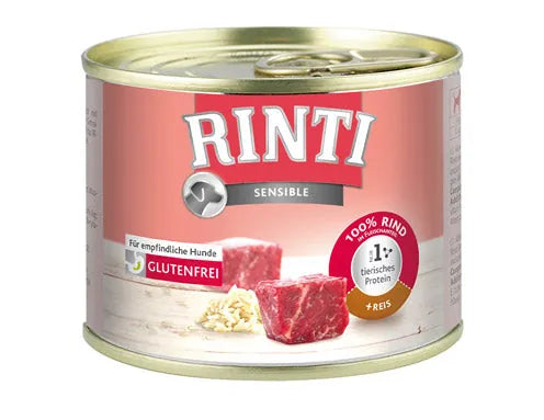 Rinti Sensible Rind & Reis – ohne Getreide, leicht verdaulich