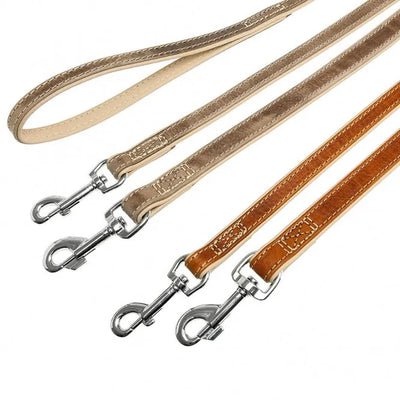 Karlie Leine Comfort - Braun, 100cm / 14mm – hochwertige Lederleine