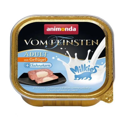 Animonda vom Feinsten Milkies Geflügel plus Sahnekern - 32x100g