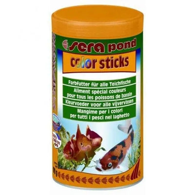 Sera pond color sticks 1000ml – Futter für Koi und Teichfische