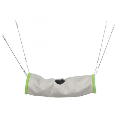 Trixie Kuscheltunnel für Frettchen – aus Baumwolle/Lammfell-Optik