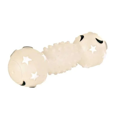 Trixie Moonlight Vinyl-Hantel – Leuchtet im Dunkeln, 18 cm