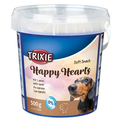 Trixie Soft Snack Happy Hearts 500g Eimer – ohne Zuckerzusatz