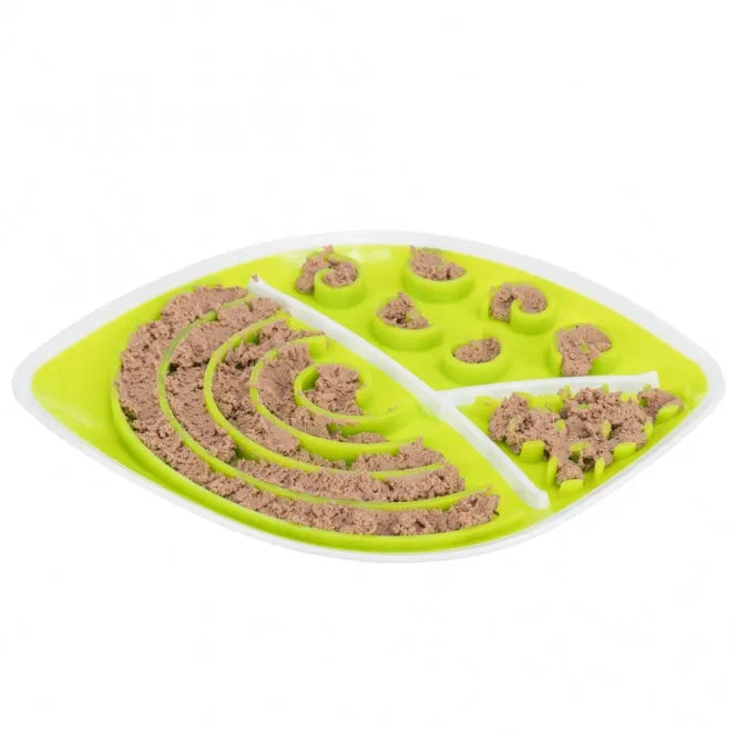 Trixie Lick’n'Snack Schleckplatte Blatt – beruhigendes Snackspielzeug