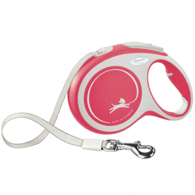 FLEXI Rollleine New COMFORT Gurt – mit Softgriff