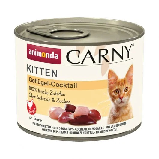 Animonda Carny Kitten Geflügel-Cocktail – für Katzenkinder