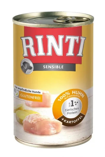 Rinti Sensible Huhn + Kartoffel - 12x400g – für empfindliche Hunde