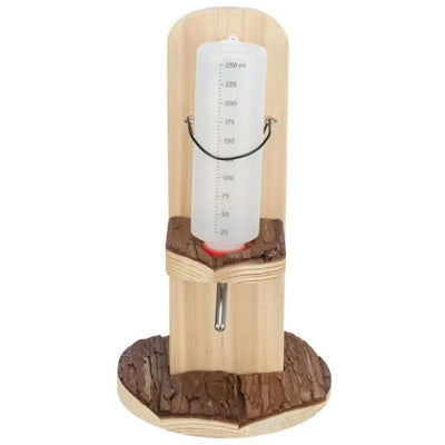 Trixie Tränkenhalter für Meerschweinchen & Kaninchen – aus Rindenholz