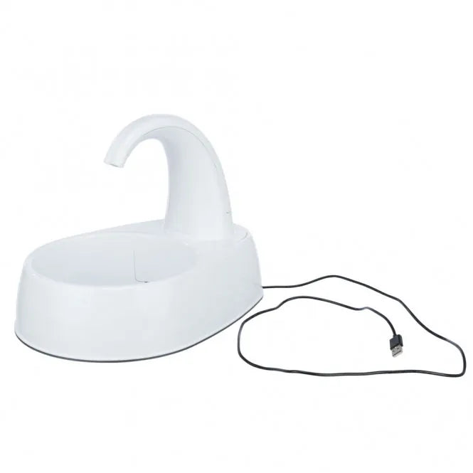 Trixie Trinkbrunnen Curved Stream für frisches Wasser – bessere Wasserqualität