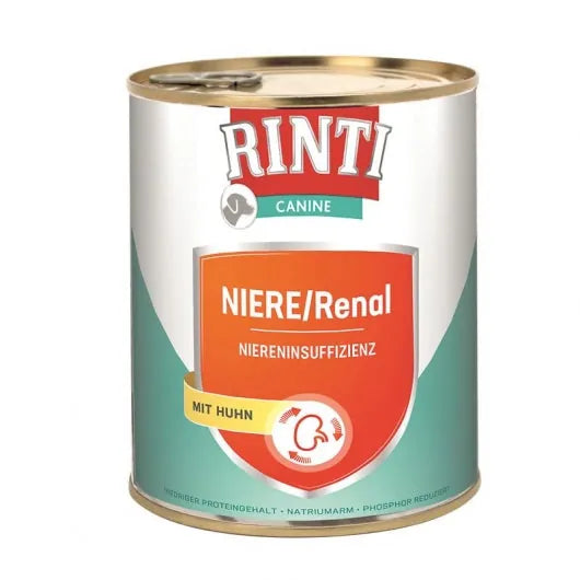 Rinti Dose Canine Niere/Renal Huhn für Hunde – Niedriger Proteingehalt