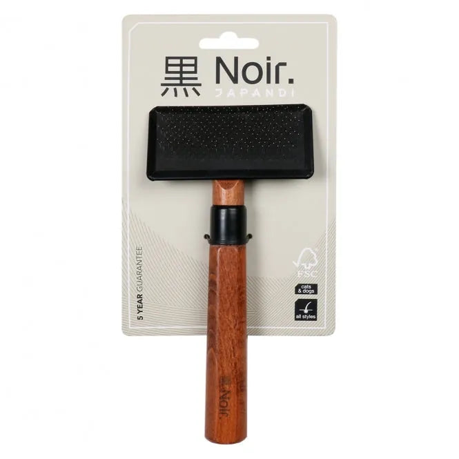 EBI Noir Japandi Slicker-Bürste – für tägliche Fellpflege