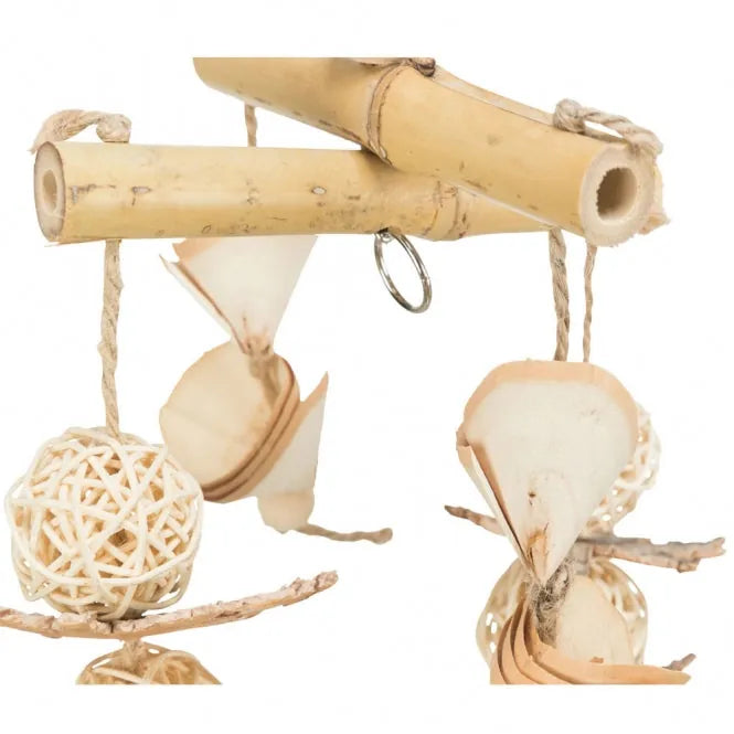 Trixie Naturspielzeug aus Bambus, Rattan und Holz – für Vögel
