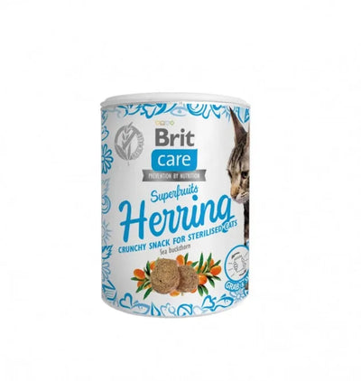 Brit Care Cat Snack Superfruits - Herring 100g – gesunder Snack