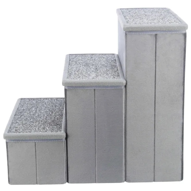 Trixie Treppe mit Samt und Teppich - sicherer Tritt
