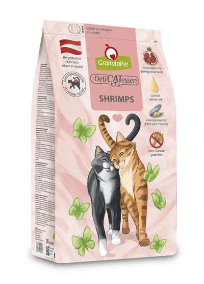 GranataPet DeliCatessen Shrimps Adult Katzenfutter mit Granatapfelkern