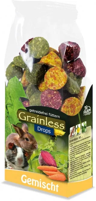 JR Farm Grainless Drops 140g für Nager – 100% getreidefrei
