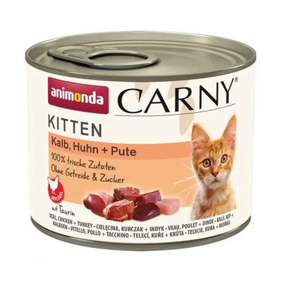 Animonda Carny Kitten Kalb, Huhn & Pute – für Katzenkinder