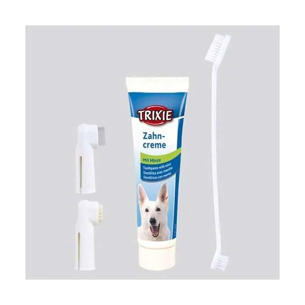 Trixie Zahnpflege-Set für Hunde – Rundum-Pflege