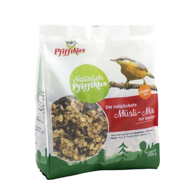 Natürlich Pfiffikus Müsli-Mix mit Insekten – Vogelfutter