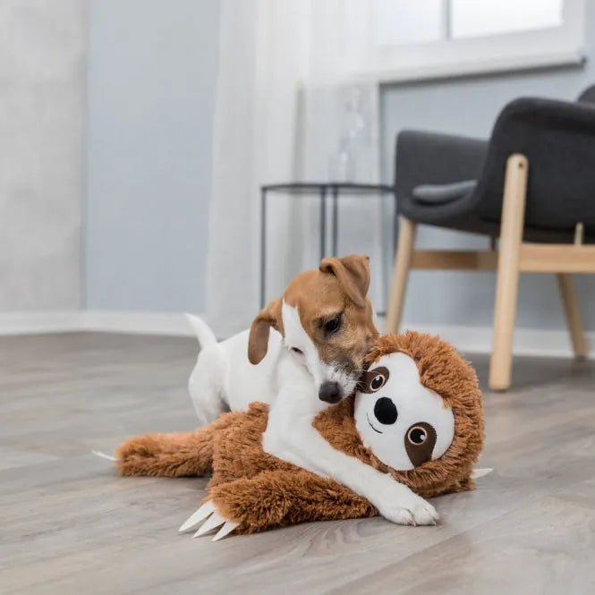 Trixie Faultier aus Plüsch – Spielzeug für Hunde