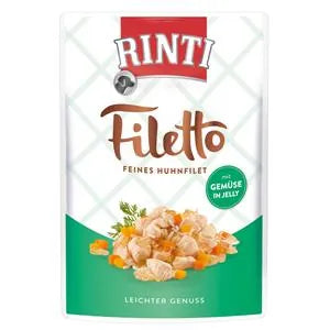 Rinti Filetto Jelly Huhn & Gemüse - 24x100g