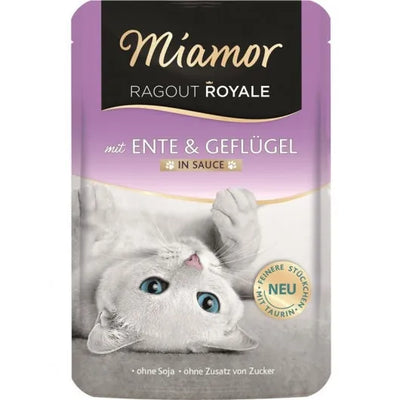 Miamor Ragout Royale in Soße – Ente & Geflügel für Katzen