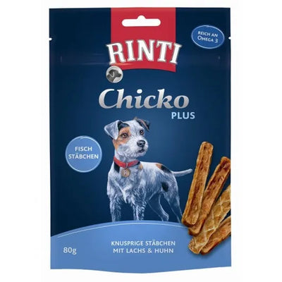 Rinti Chicko Plus Fischstäbchen - Snacks für Hunde (80g)