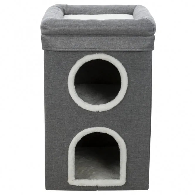 Trixie Kratztonne Cat Tower Saul – platzsparend und bequem
