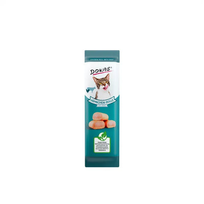 Dokas Cat Snack Hühnchen-Rolle mit Rind 10g - Leckerer Snack
