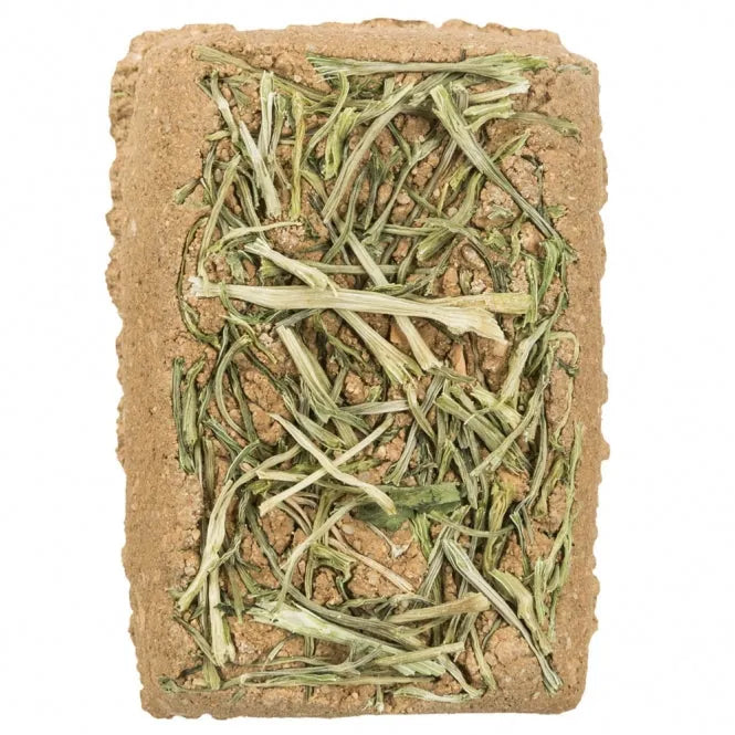 Trixie Lehmstein mit Petersilie - 100g – natürlicher Snack für Kleinnager