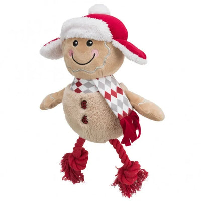 Trixie Xmas Spielzeug Lebkuchenmann mit Stimme – für Katzen