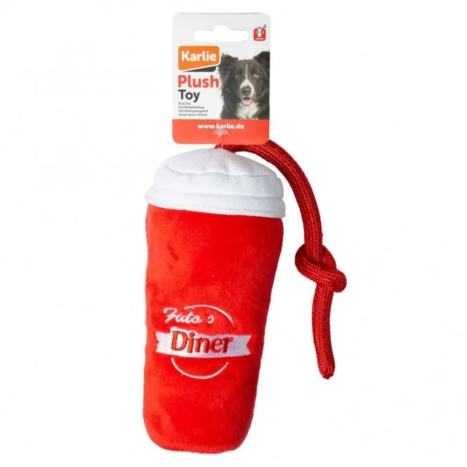 Karlie Flamingo Hundespielzeug Plüsch Milchshake
