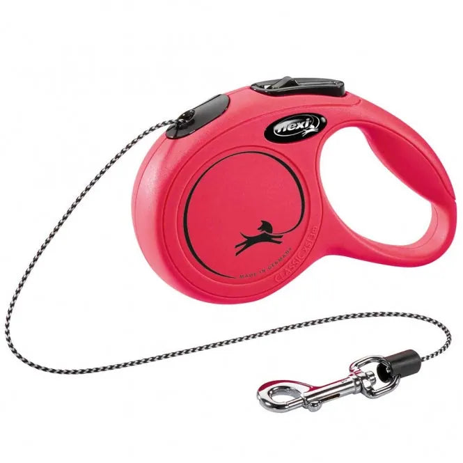 FLEXI Rollleine New CLASSIC Seil – mit Kurzhub-Bremssystem