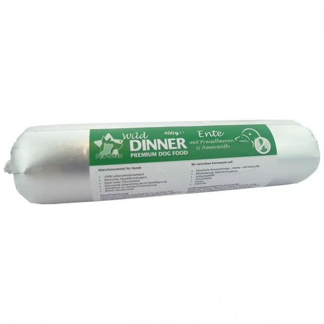 Wild Dinner Gourmet-Wurst Ente mit Preiselbeeren