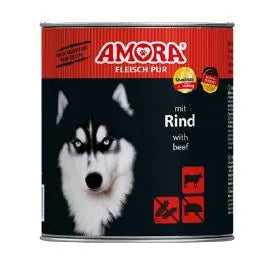 AMORA Dog Fleisch Pur Rind - 6x800g