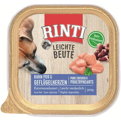 Rinti Schale Leichte Beute Pur & Geflügelherzen 300 g
