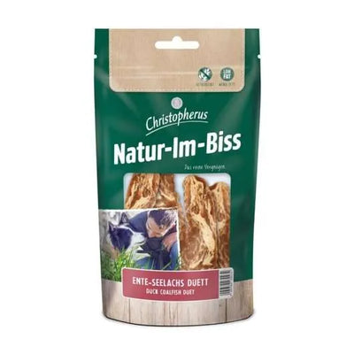 Christopherus Snack Ente-Seelachs-Duett - Snacks für Hunde (12x70g)