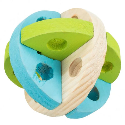 Trixie Spiel- und Snackball aus Holz - für Kleintiere, 7,5 cm