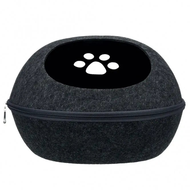 Trixie Kuschelhöhle Liva - 40 x 24 x 47 cm – faltbar und isolierend
