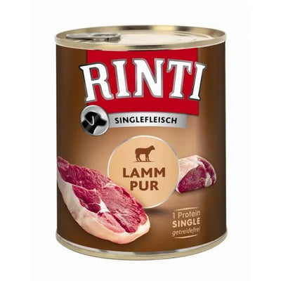 Rinti Singlefleisch Lamm pur – 70 % Lamm, ideal für empfindliche Hunde