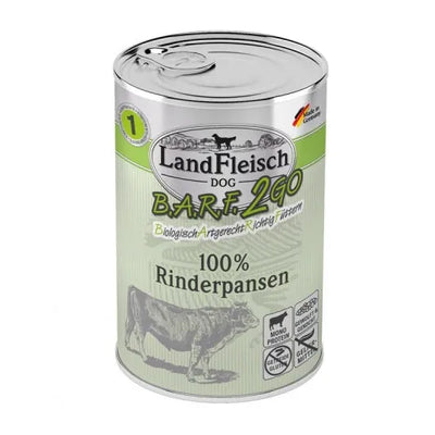 LandFleisch B.A.R.F.2GO 100% aus Rinderpansen - 6x400g