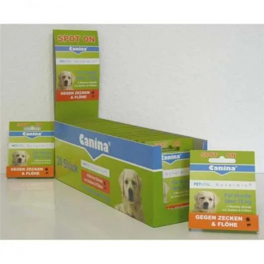 Canina Pharma PETVITAL Novermin für große Hunde - langanhaltender Ungeziefer-Schutz