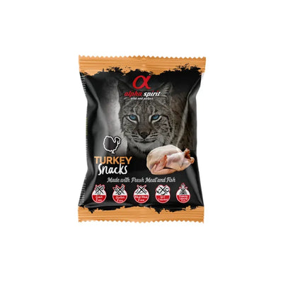 alpha spirit Cat Snacks Bag Truthahn – Katzenleckerlis