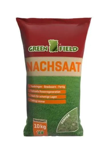 Greenfield Nachsaat - 10 kg Sack – für Rasenregeneration