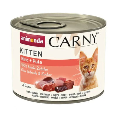 Animonda Carny Kitten Rind & Pute – für Katzenkinder